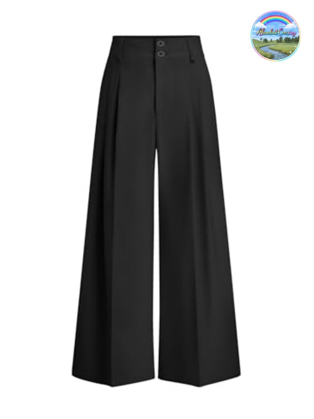 Wide Leg High Waisted Dress Pants Pleated Palazzo Trousers